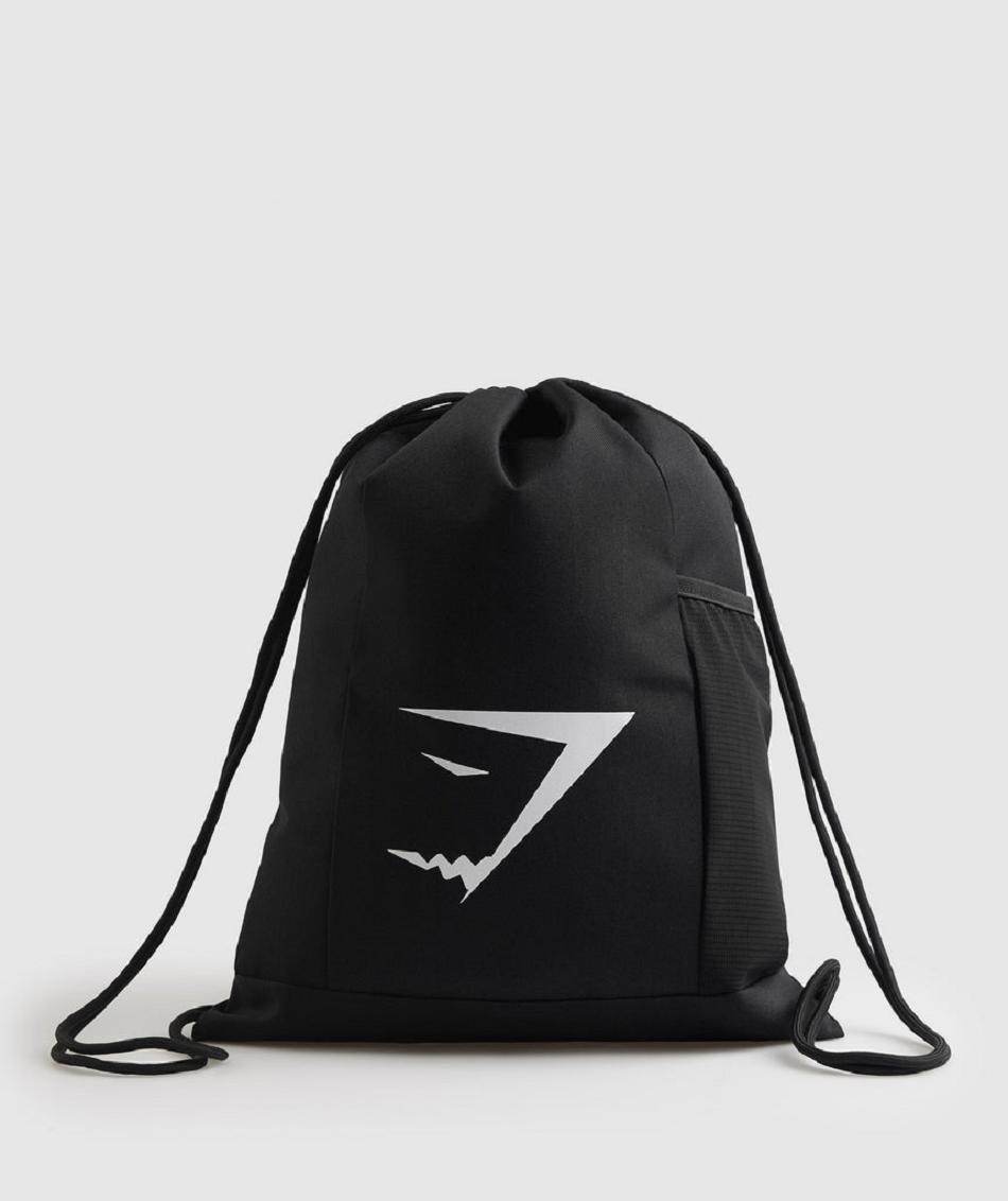 Bolsas Gymshark Sharkhead Gymsack Accessories Negras | CO 4261AHK